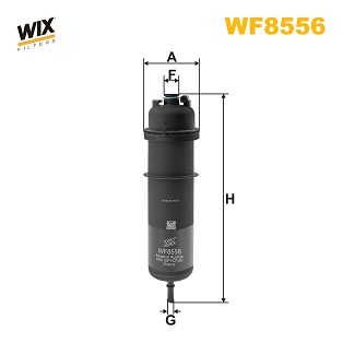 Фільтр палива   WF8556   WIX FILTERS