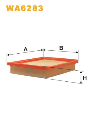 Воздушный фильтр   WA6283   WIX FILTERS