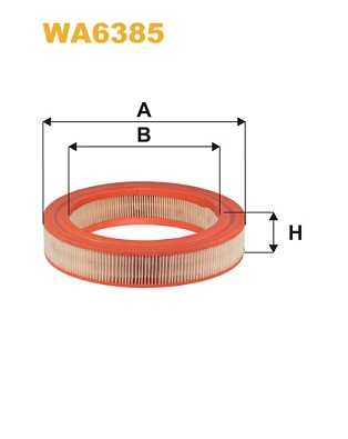 Воздушный фильтр   WA6385   WIX FILTERS