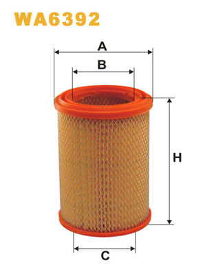 Воздушный фильтр   WA6392   WIX FILTERS