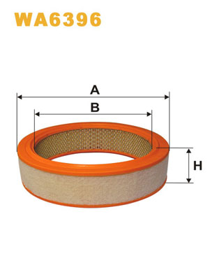 Воздушный фильтр   WA6396   WIX FILTERS