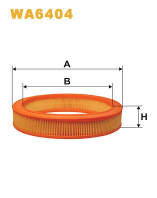 Воздушный фильтр   WA6404   WIX FILTERS