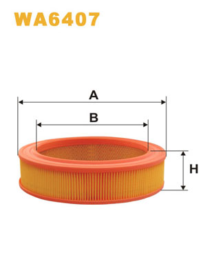 Воздушный фильтр   WA6407   WIX FILTERS