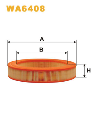 Воздушный фильтр   WA6408   WIX FILTERS