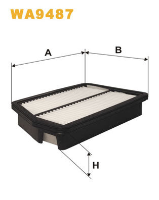 Воздушный фильтр   WA9487   WIX FILTERS