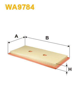 Повітряний фільтр   WA9784   WIX FILTERS
