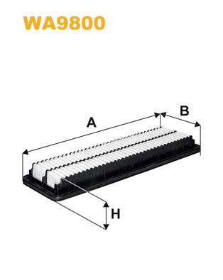 Воздушный фильтр   WA9800   WIX FILTERS