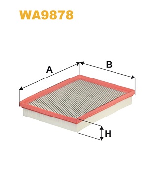 Воздушный фильтр   WA9878   WIX FILTERS